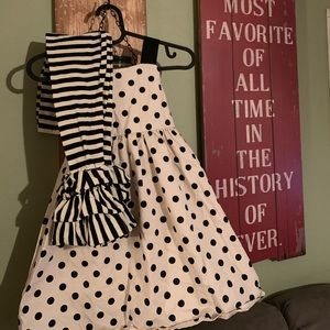 Oopsie Daisy Dress and ruffled pants